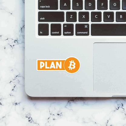 Plan[B]itcoin Sticker - STICK IT UP