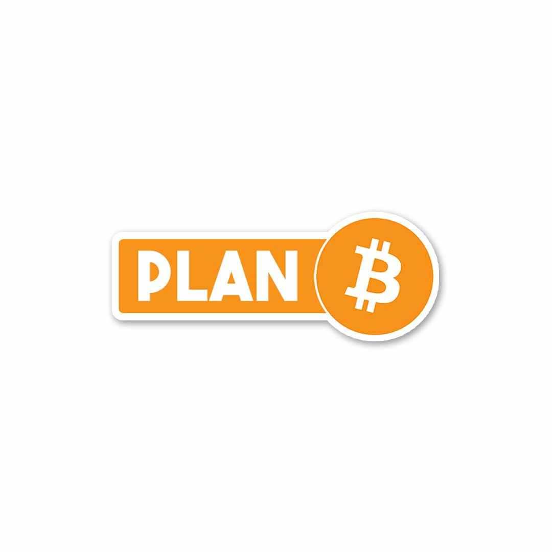 Plan[B]itcoin Sticker - Stickers | STICK IT UP