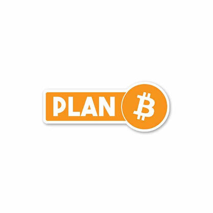 Plan[B]itcoin Sticker - STICK IT UP