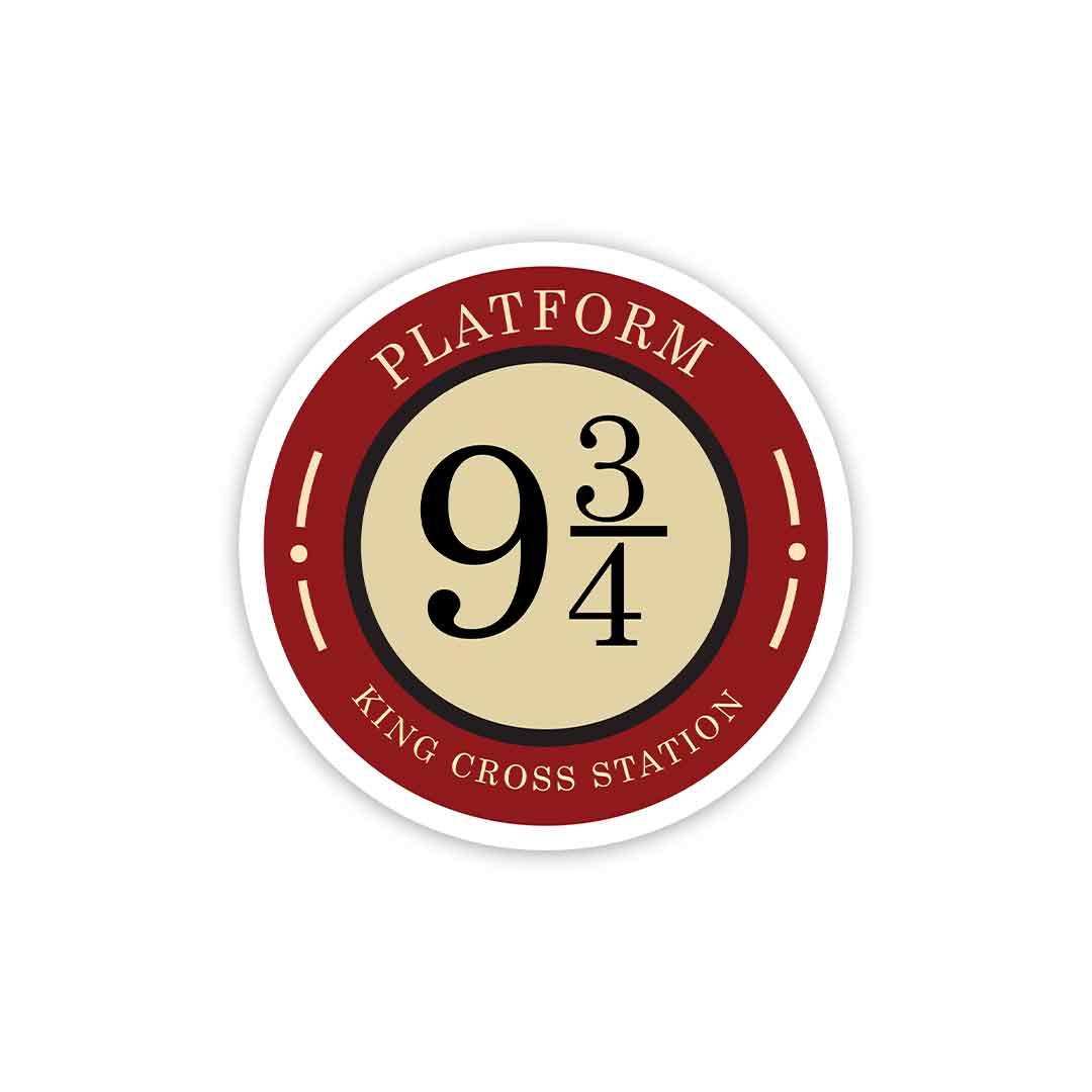 Platform Nine and Three-Quarters Sticker - Stickers | STICK IT UP