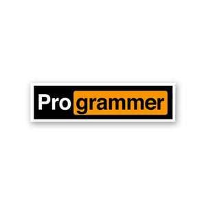 Pro - Grammer Sticker waterproof vinyl decal for laptop, bike, car & bottle