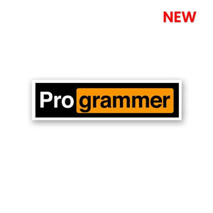 Pro - Grammer Sticker waterproof vinyl decal for laptop, bike, car & bottle