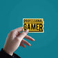 Professional Gamer Sticker waterproof vinyl decal for laptop, bike, car & bottle