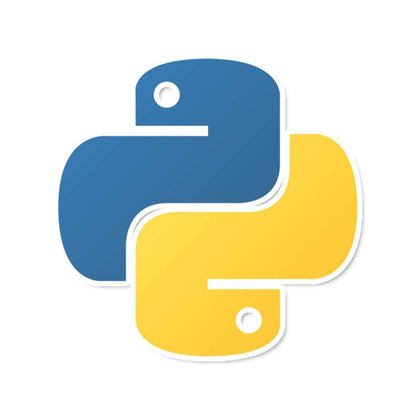 Python Sticker waterproof vinyl decal for laptop, bike, car & bottle