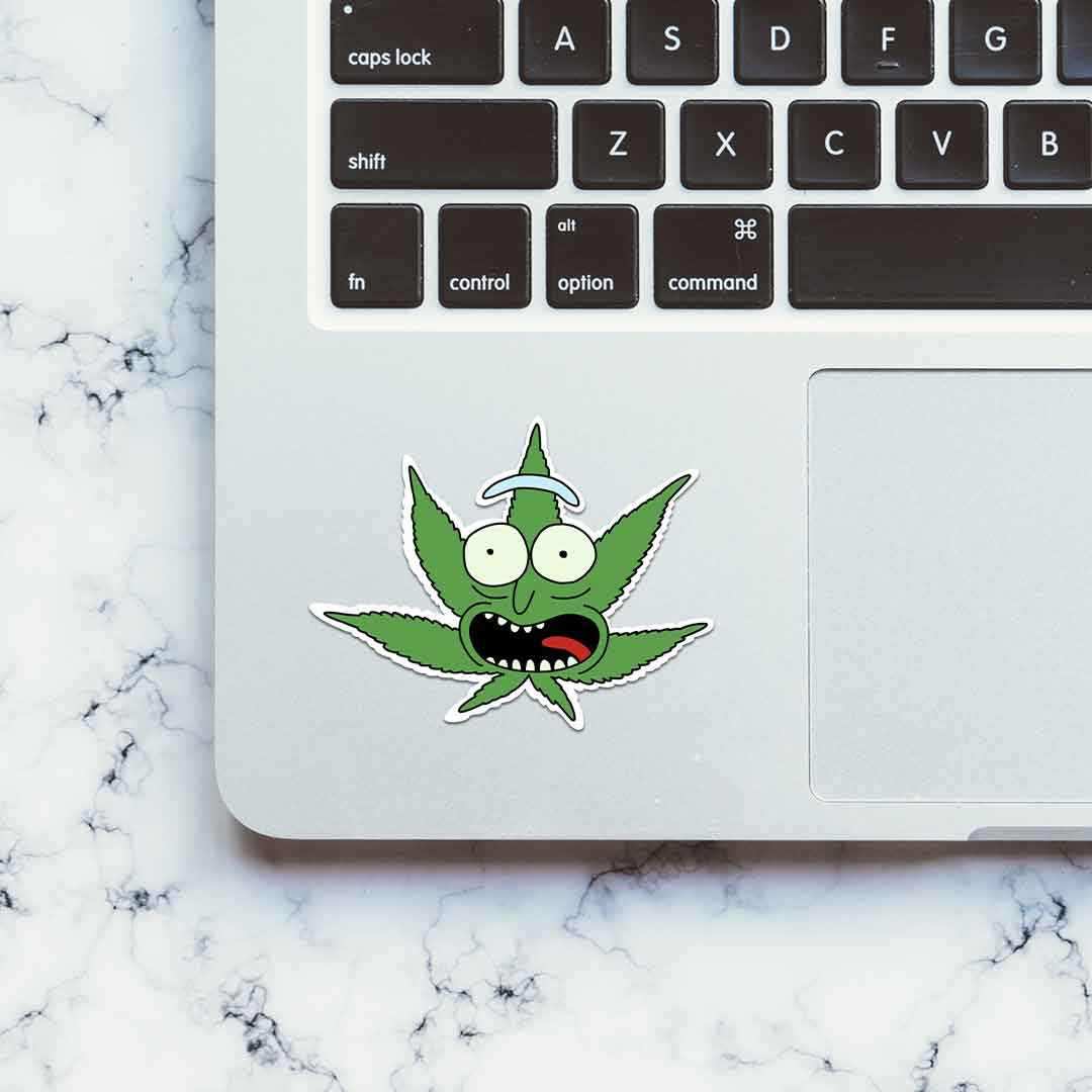 RICK - WEED Sticker - STICK IT UP