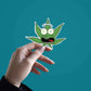 RICK - WEED Sticker waterproof vinyl decal for laptop, bike, car & bottle