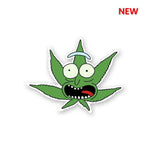 RICK - WEED Sticker waterproof vinyl decal for laptop, bike, car & bottle