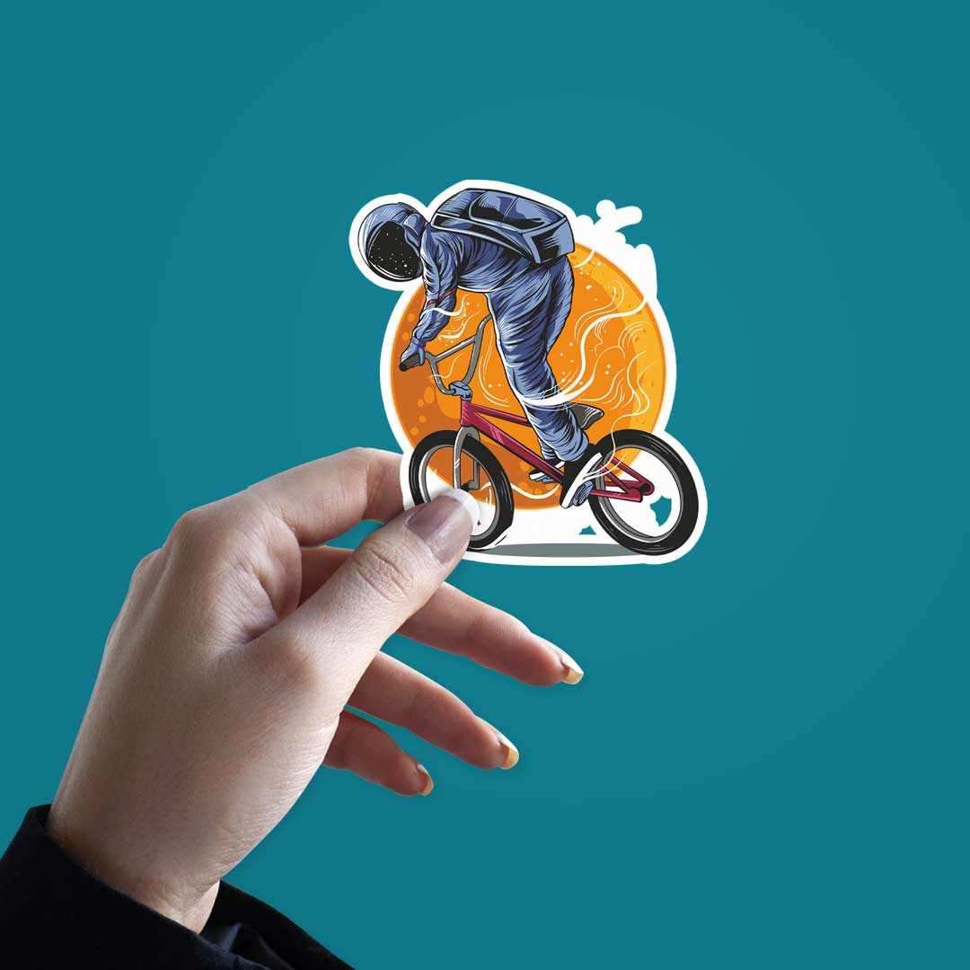 Ride 'Em Up ! Sticker waterproof vinyl decal for laptop, bike, car & bottle