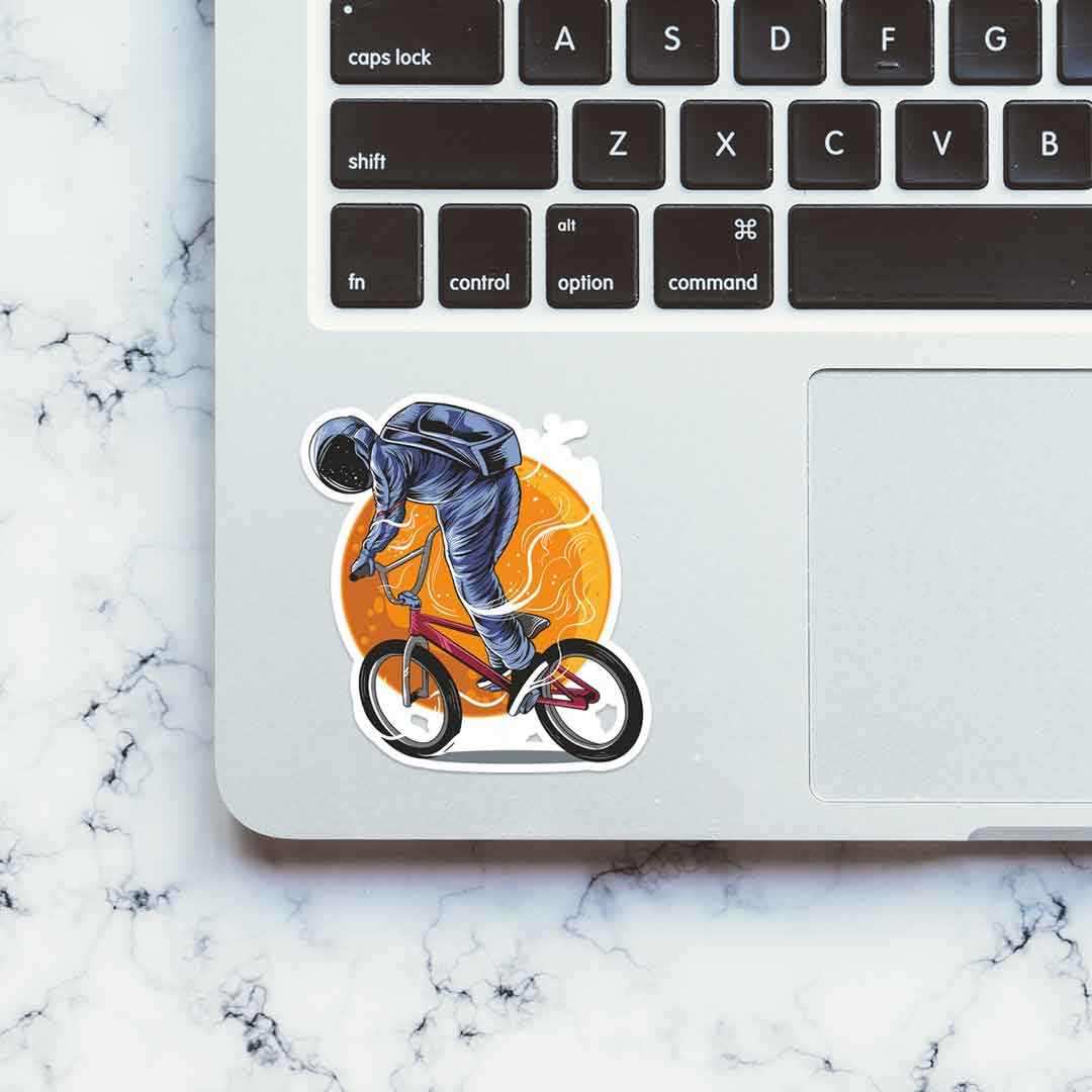 Ride 'Em Up ! Sticker waterproof vinyl decal for laptop, bike, car & bottle