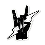 Rock on Sticker waterproof vinyl decal for laptop, bike, car & bottle