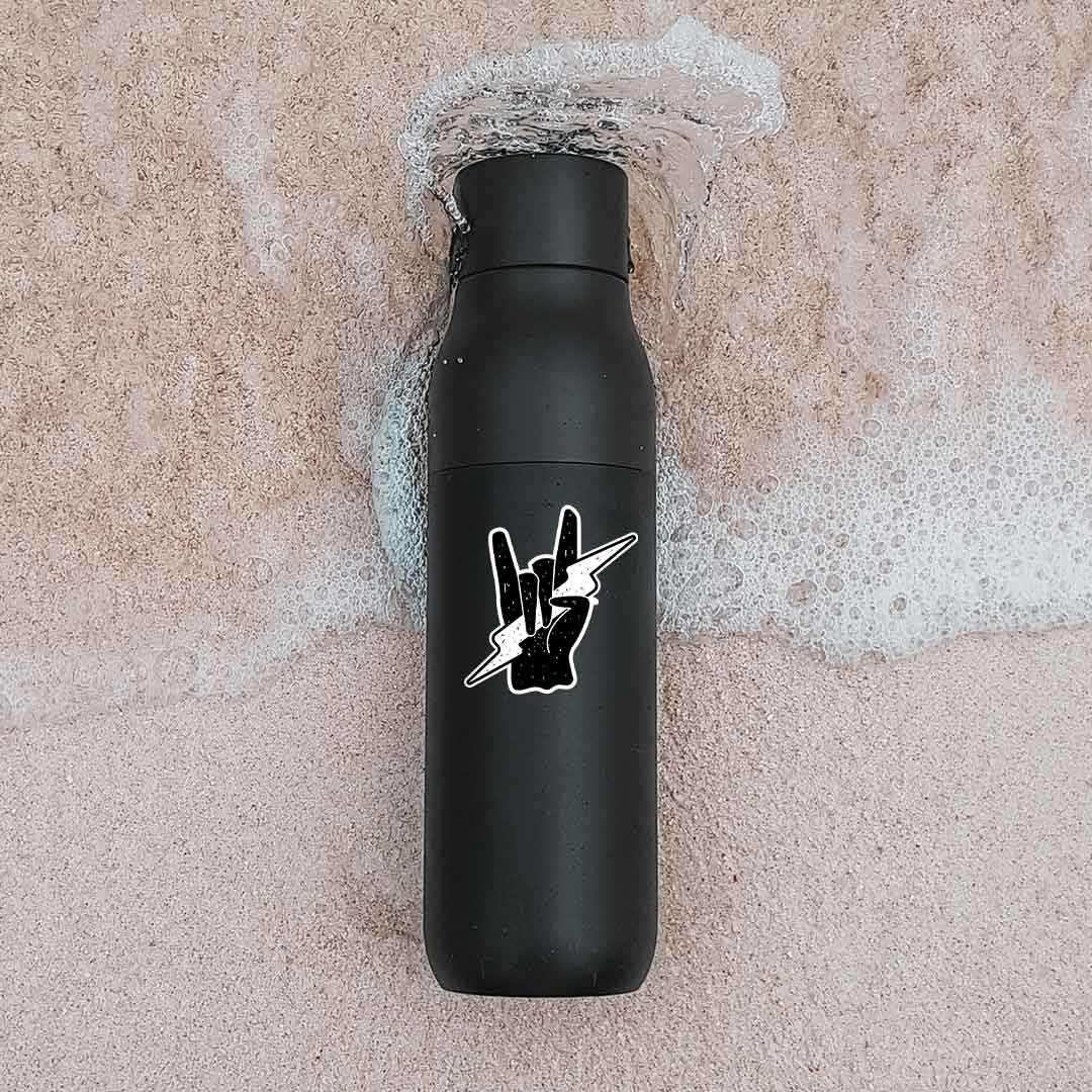 Rock on Sticker waterproof vinyl decal for laptop, bike, car & bottle