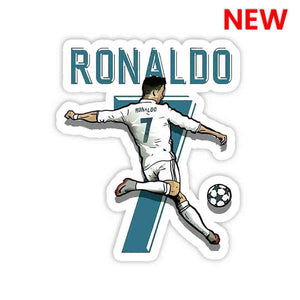 Ronaldo - GOAT Sticker waterproof vinyl decal for laptop, bike, car & bottle