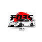 RX7 Sticker waterproof vinyl decal for laptop, bike, car & bottle