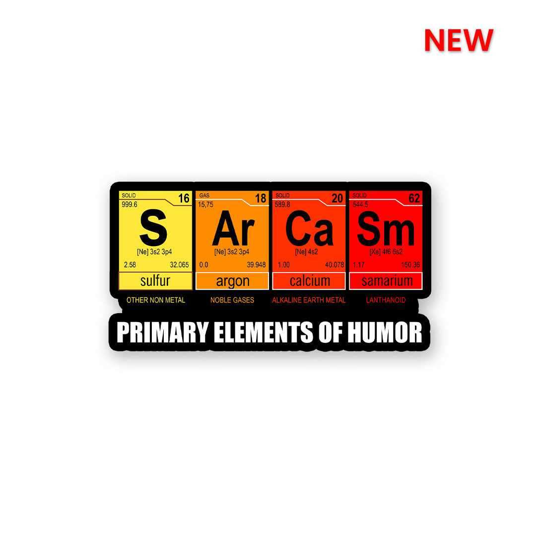 S-Ar-Ca-Sm Sticker - Stickers | STICK IT UP
