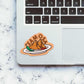 Samosa chat Sticker waterproof vinyl decal for laptop, bike, car & bottle
