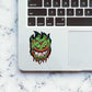 Scarred Monster sticker waterproof vinyl decal for laptop, bike, car & bottle