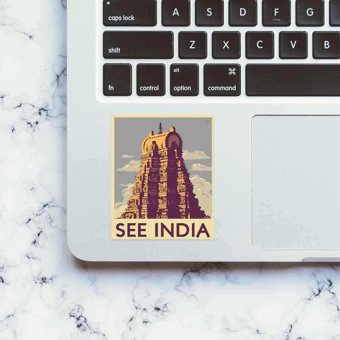 See India sticker waterproof vinyl decal for laptop, bike, car & bottle