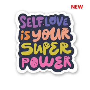 Self Love Sticker waterproof vinyl decal for laptop, bike, car & bottle