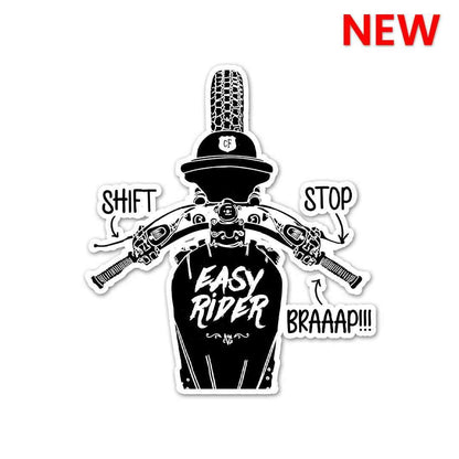 Shift Stop Braapppp Sticker waterproof vinyl decal for laptop, bike, car & bottle