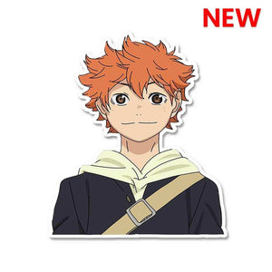 Shoyo Hinata Nerd Sticker waterproof vinyl decal for laptop, bike, car & bottle