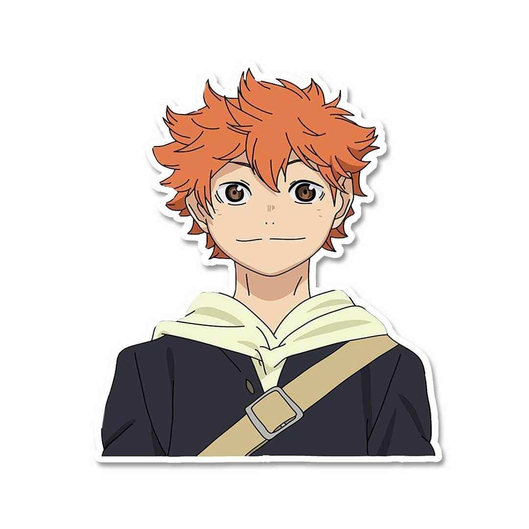 Shoyo Hinata Nerd Sticker waterproof vinyl decal for laptop, bike, car & bottle