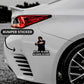 Sidhu Moosewala No Guts No Glory Bumper Sticker waterproof vinyl decal for laptop, bike, car & bottle