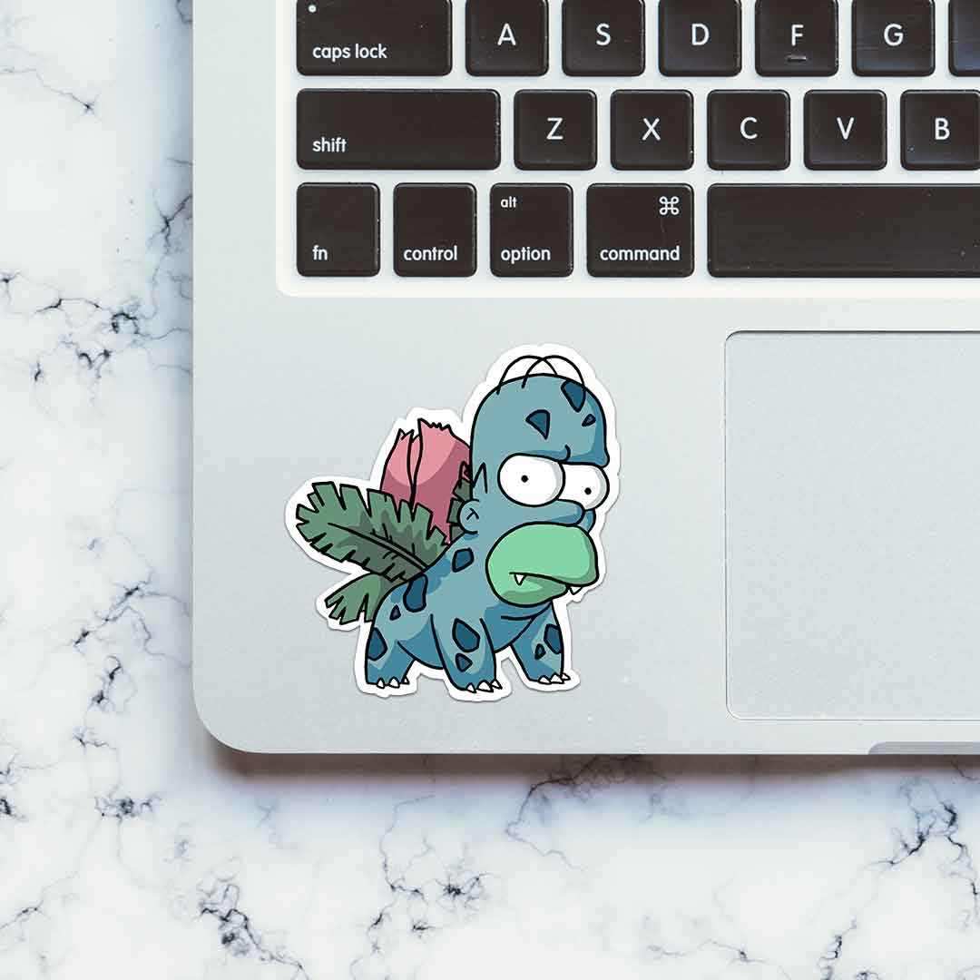 Simpson bulbsore Sticker waterproof vinyl decal for laptop, bike, car & bottle