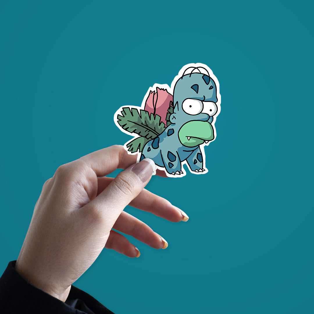 Simpson bulbsore Sticker waterproof vinyl decal for laptop, bike, car & bottle