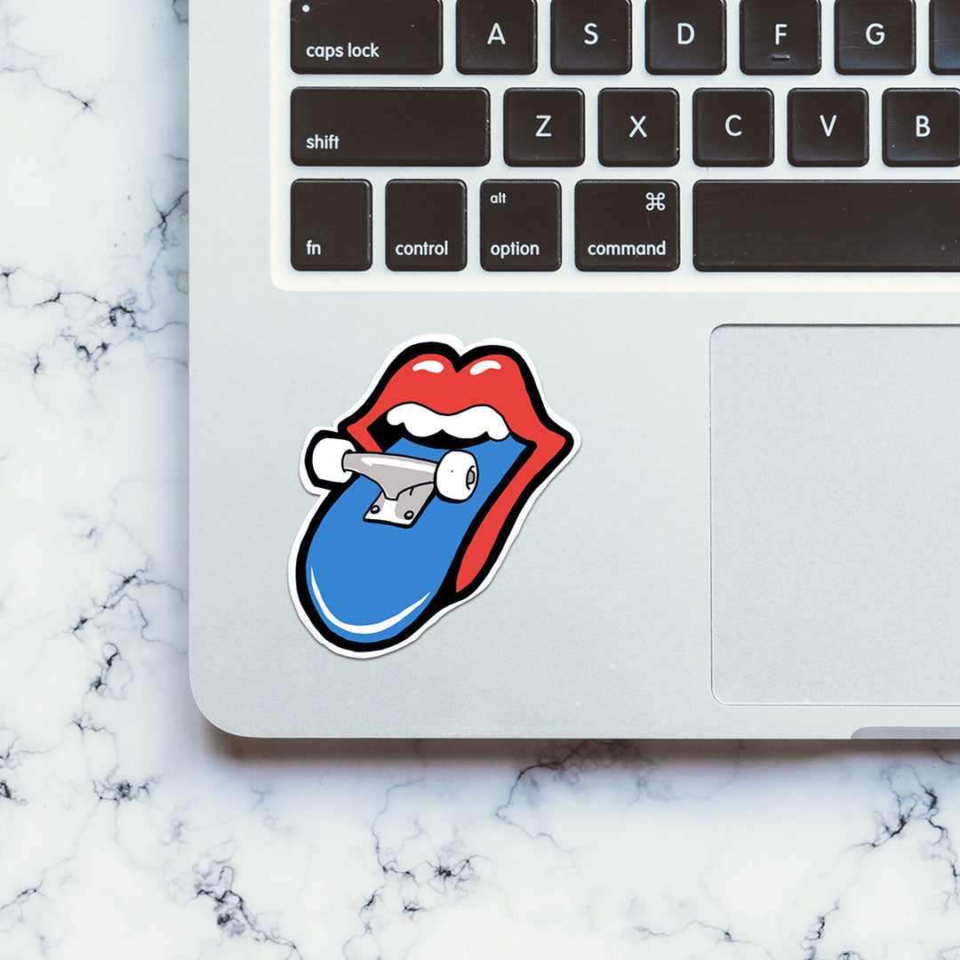Skate Lips Sticker waterproof vinyl decal for laptop, bike, car & bottle
