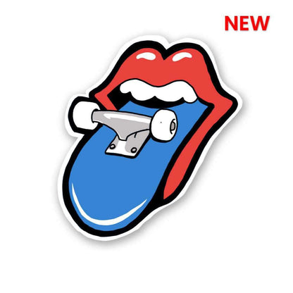 Skate Lips Sticker waterproof vinyl decal for laptop, bike, car & bottle