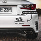 Smoke Tires Bumper Sticker waterproof vinyl decal for laptop, bike, car & bottle