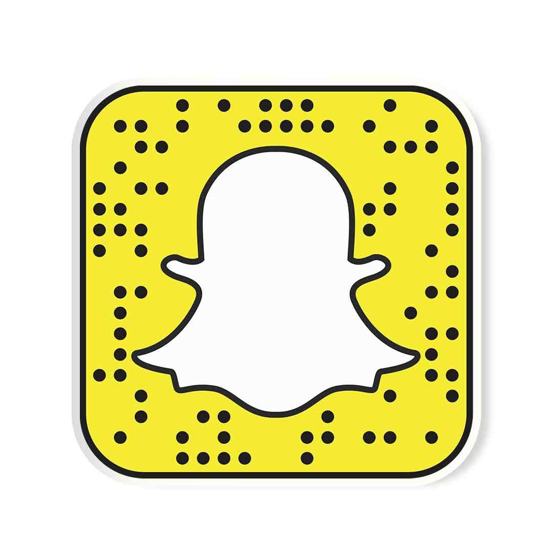Snapchat Logo Sticker - Stickers | STICK IT UP