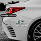 Sorry Officer Bumper Sticker waterproof vinyl decal for laptop, bike, car & bottle