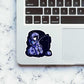 Space Fishing sticker waterproof vinyl decal for laptop, bike, car & bottle