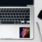Space Surfing Holographic Stickers waterproof vinyl decal for laptop, bike, car & bottle