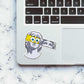 Spongebob Greek God Sticker waterproof vinyl decal for laptop, bike, car & bottle