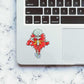 Squidward Sticker waterproof vinyl decal for laptop, bike, car & bottle