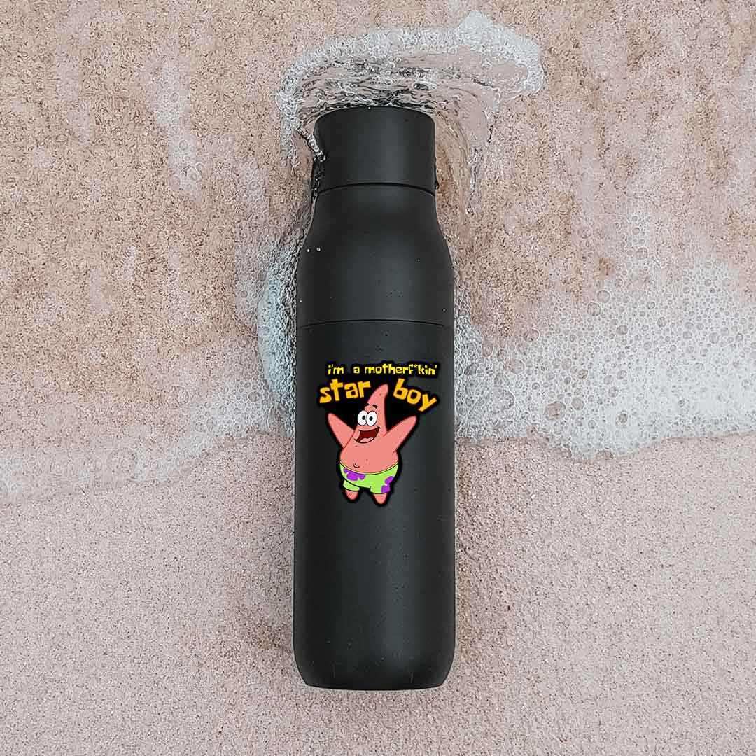 STAR - BOY Sticker waterproof vinyl decal for laptop, bike, car & bottle