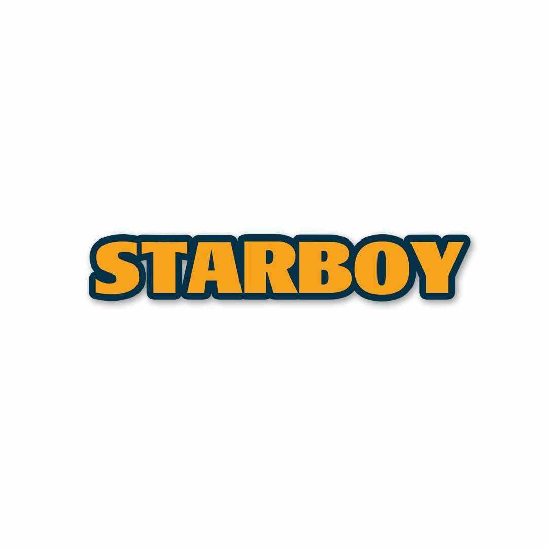 Star Boy Sticker waterproof vinyl decal for laptop, bike, car & bottle