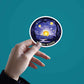 Starry Night Sticker waterproof vinyl decal for laptop, bike, car & bottle