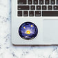 Starry Night Sticker waterproof vinyl decal for laptop, bike, car & bottle