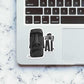 Stoned AF Sticker waterproof vinyl decal for laptop, bike, car & bottle