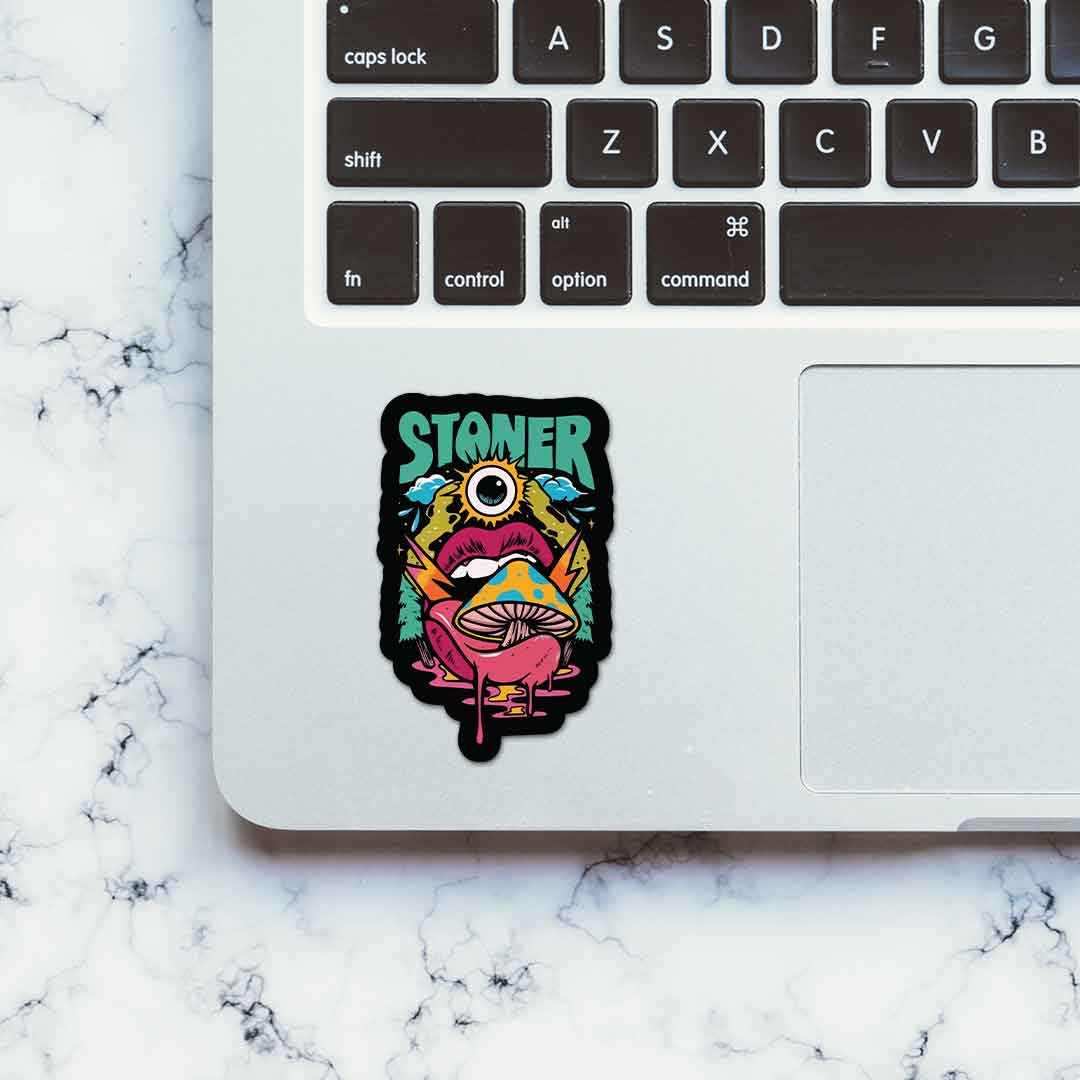 Stoner Sticker waterproof vinyl decal for laptop, bike, car & bottle