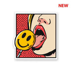 Suckin' too hard on your lollipop Sticker waterproof vinyl decal for laptop, bike, car & bottle