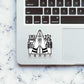 Sukuna fingers Sticker waterproof vinyl decal for laptop, bike, car & bottle