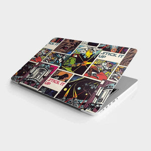 Superhero v2 Laptop Skin waterproof vinyl decal for laptop, bike, car & bottle