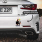 Team 7 Bumper Sticker waterproof vinyl decal for laptop, bike, car & bottle