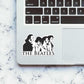 The Beatles Sticker waterproof vinyl decal for laptop, bike, car & bottle