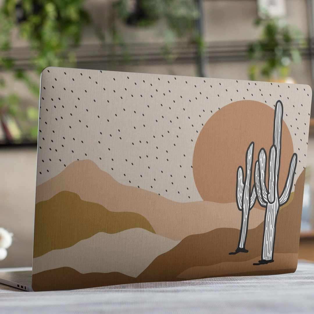 The Desserted Laptop Skin waterproof vinyl decal for laptop, bike, car & bottle