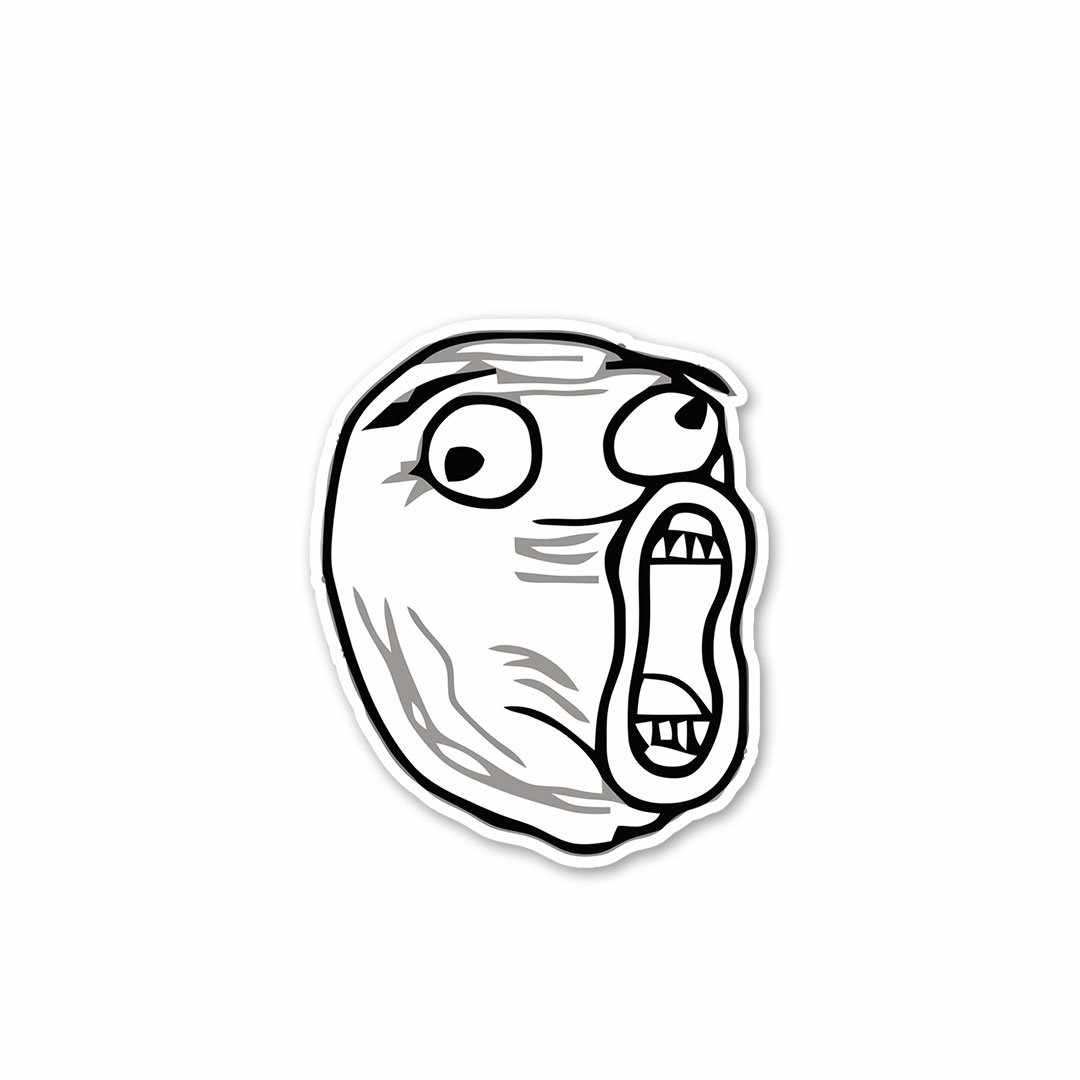 The meme face Sticker - Stickers | STICK IT UP